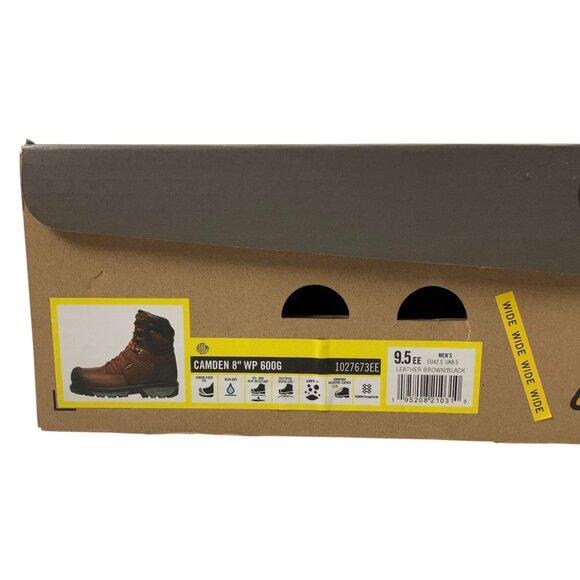 KEEN Camden 8" Carbon Safety Toe Waterproof 600G Insulated Work Boot 9.5 EE NEW - Picture 8 of 8